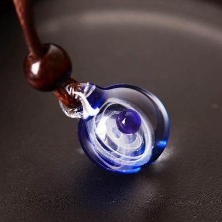 Cosmic Nebula Pendant Necklace – Galaxy-Inspired Space Jewelry for Men & Women