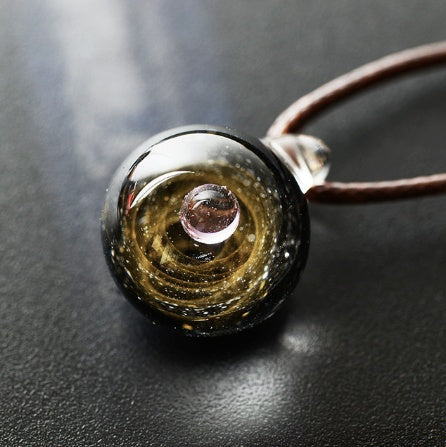 Cosmic Nebula Pendant Necklace – Galaxy-Inspired Space Jewelry for Men & Women